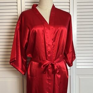 Red Silky Robe